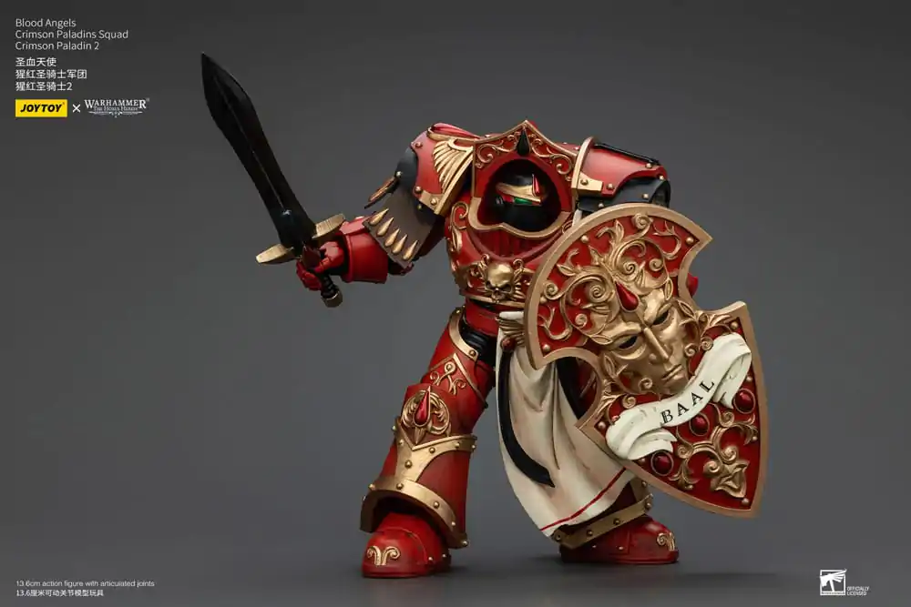 Warhammer The Horus Heresy Actionfigur 1/18 Blood Angels Crimson Paladins Squad Crimson Paladin 2 14 cm termékfotó