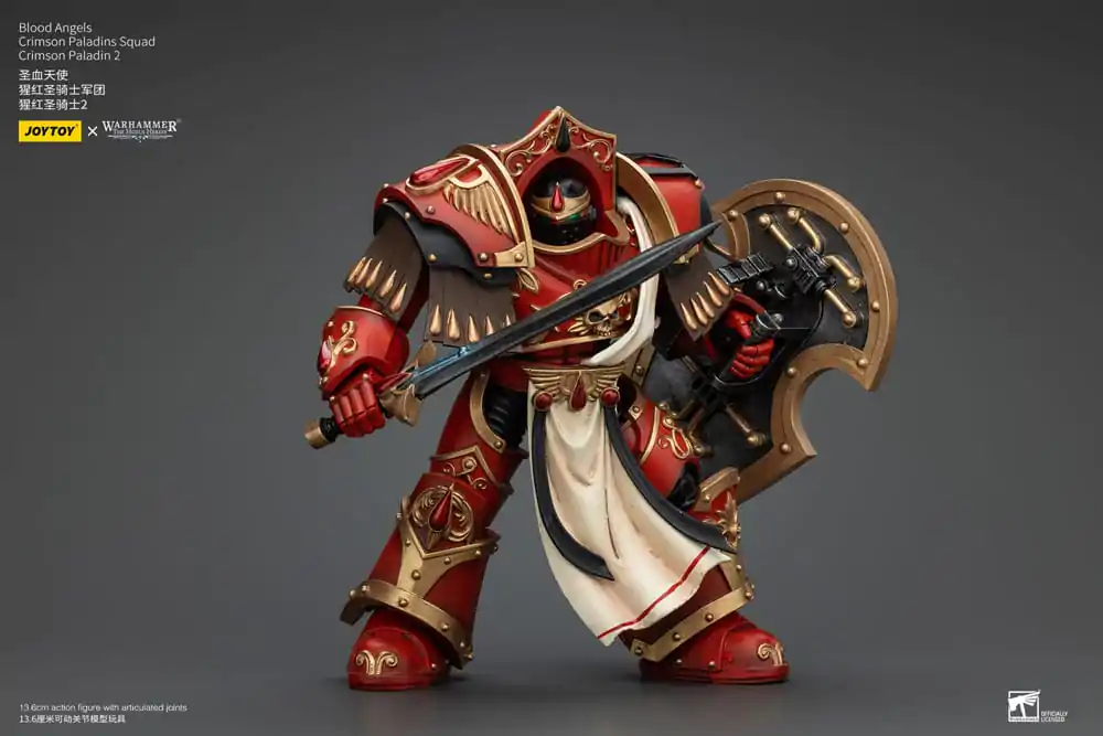 Warhammer The Horus Heresy Actionfigur 1/18 Blood Angels Crimson Paladins Squad Crimson Paladin 2 14 cm termékfotó