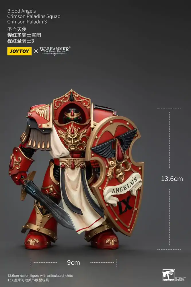 Warhammer The Horus Heresy Actionfigur 1/18 Blood Angels Crimson Paladins Squad Crimson Paladin 3 14 cm termékfotó