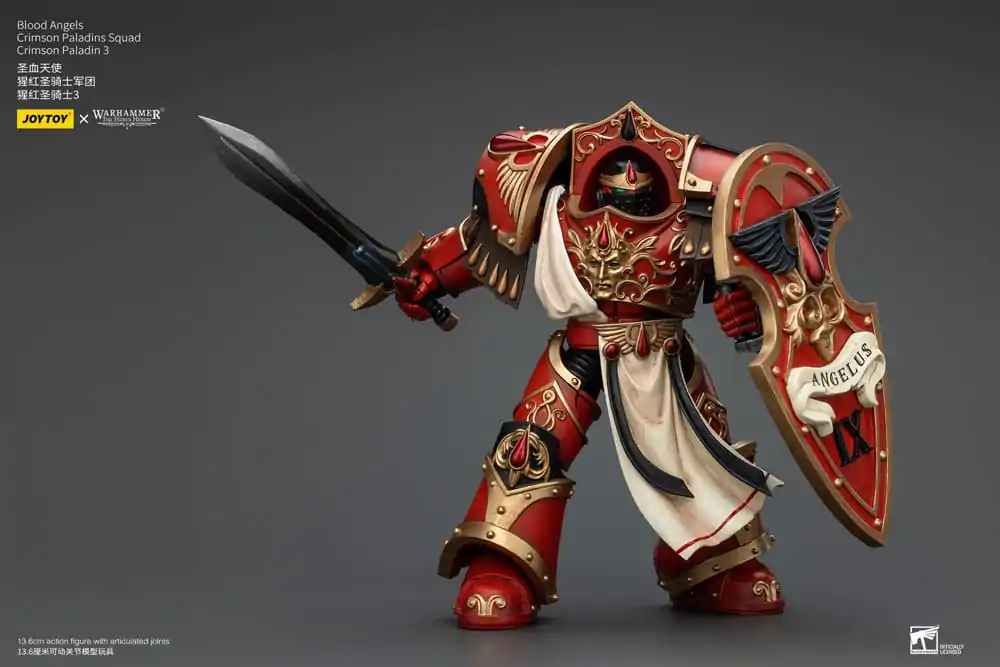 Warhammer The Horus Heresy Actionfigur 1/18 Blood Angels Crimson Paladins Squad Crimson Paladin 3 14 cm termékfotó