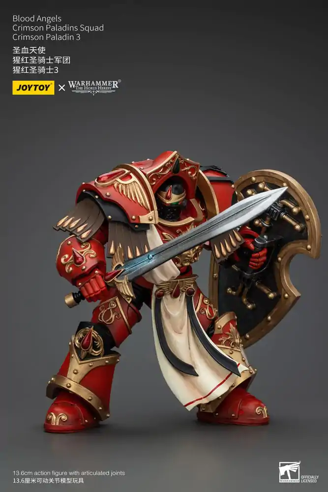 Warhammer The Horus Heresy Actionfigur 1/18 Blood Angels Crimson Paladins Squad Crimson Paladin 3 14 cm termékfotó