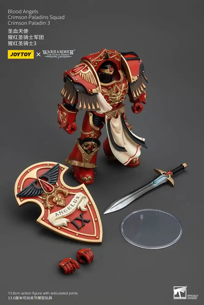 Warhammer The Horus Heresy Actionfigur 1/18 Blood Angels Crimson Paladins Squad Crimson Paladin 3 14 cm termékfotó