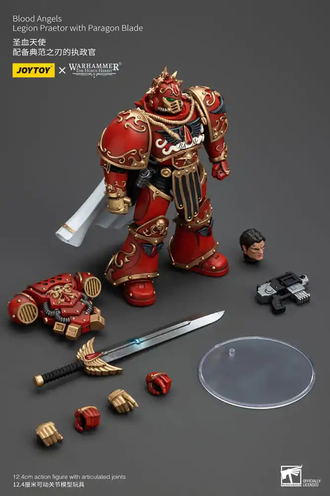 Warhammer The Horus Heresy Actionfigur 1/18 Blood Angels Legion Praetor with Paragon Blade 13 cm termékfotó