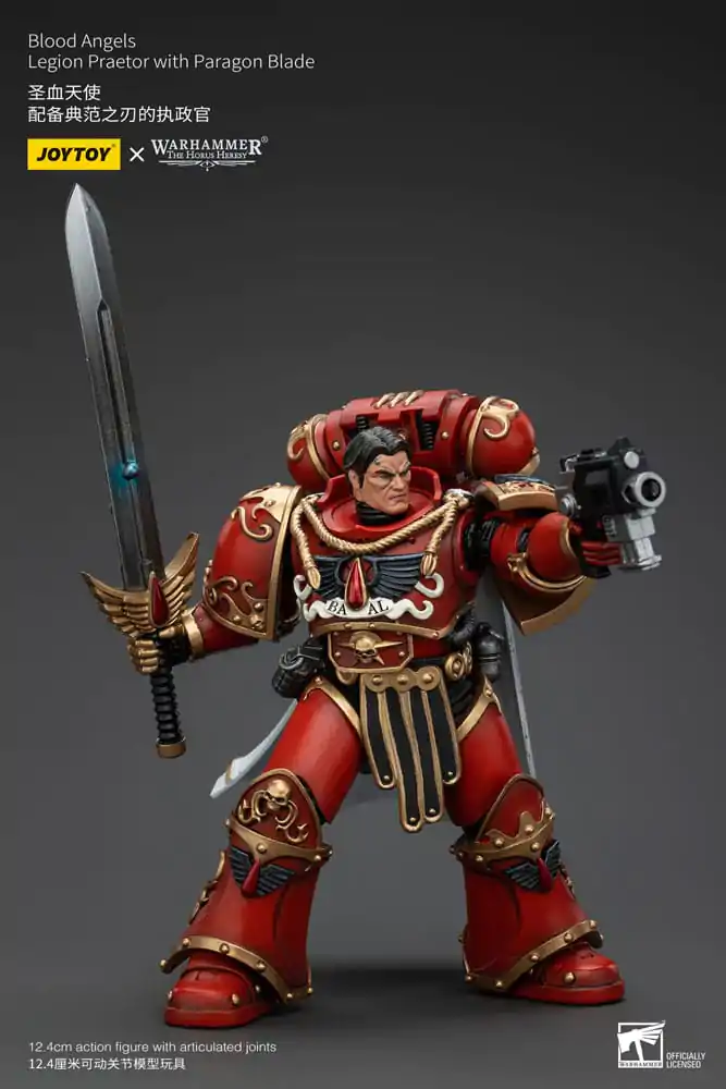 Warhammer The Horus Heresy Actionfigur 1/18 Blood Angels Legion Praetor with Paragon Blade 13 cm termékfotó