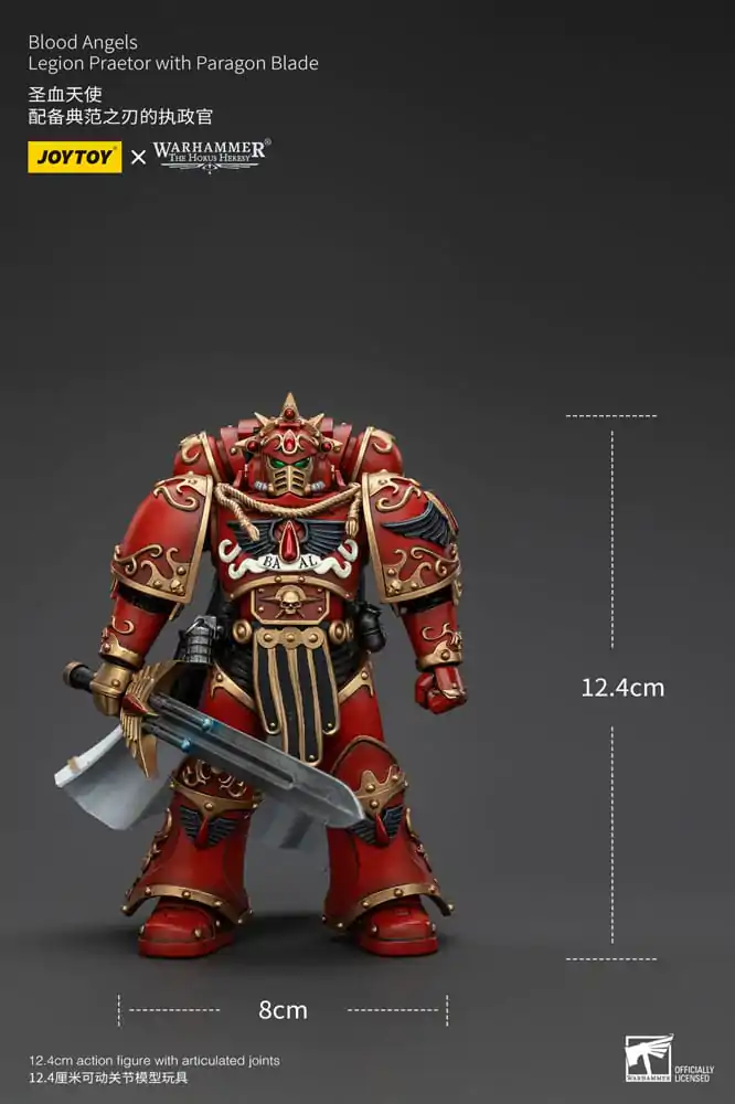 Warhammer The Horus Heresy Actionfigur 1/18 Blood Angels Legion Praetor with Paragon Blade 13 cm termékfotó