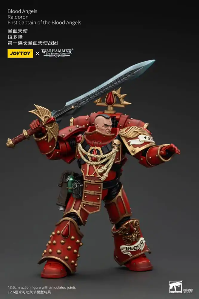 Warhammer The Horus Heresy Action Figur 1/18 Blood Angels Raldoron First Captain of the Blood Angels 13 cm termékfotó