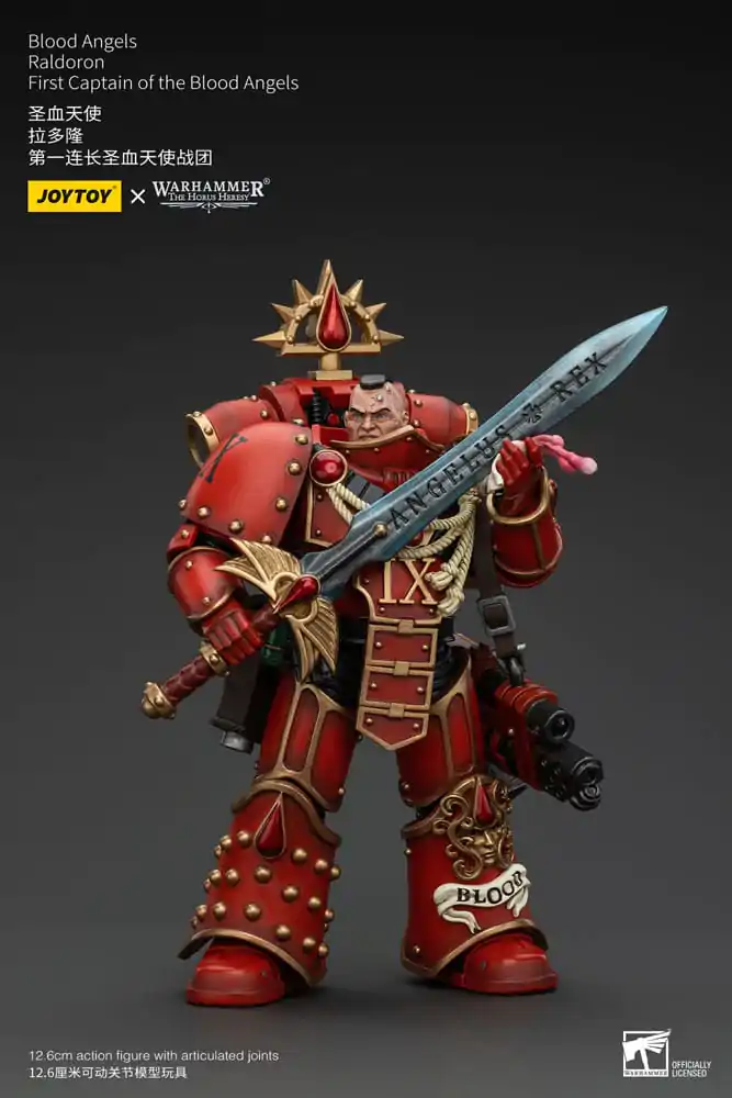 Warhammer The Horus Heresy Action Figur 1/18 Blood Angels Raldoron First Captain of the Blood Angels 13 cm Produktfoto