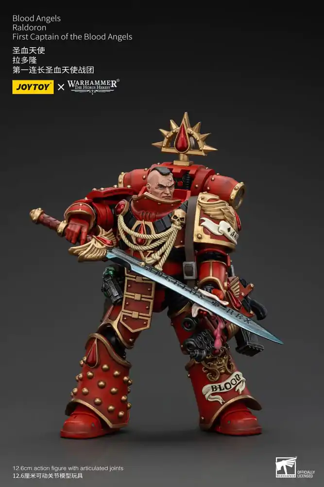 Warhammer The Horus Heresy Action Figur 1/18 Blood Angels Raldoron First Captain of the Blood Angels 13 cm termékfotó