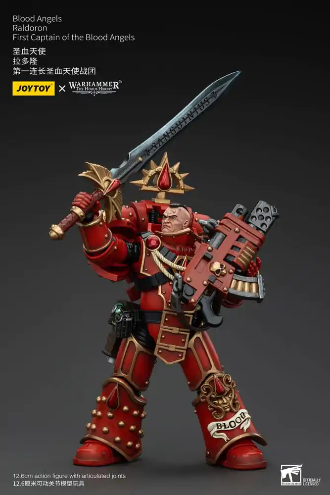 Warhammer The Horus Heresy Action Figur 1/18 Blood Angels Raldoron First Captain of the Blood Angels 13 cm Produktfoto