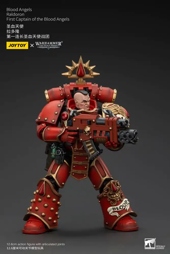 Warhammer The Horus Heresy Action Figur 1/18 Blood Angels Raldoron First Captain of the Blood Angels 13 cm Produktfoto