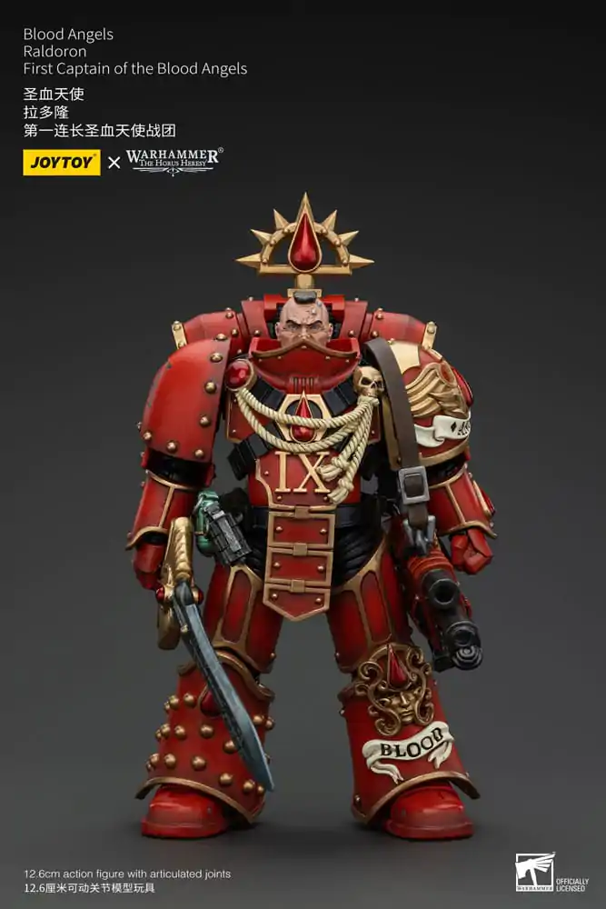 Warhammer The Horus Heresy Action Figur 1/18 Blood Angels Raldoron First Captain of the Blood Angels 13 cm termékfotó