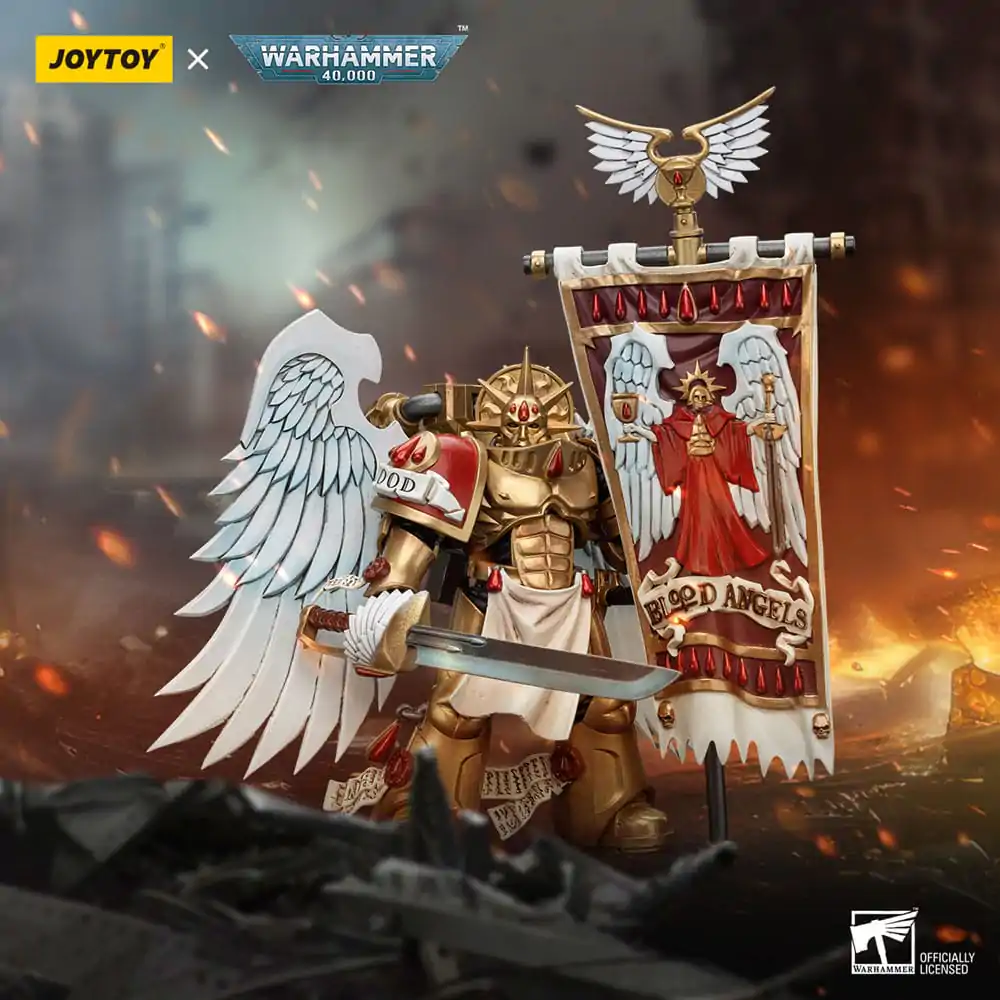 Warhammer The Horus Heresy Actionfigur 1/18 Blood Angels Sanguinary Guard Sanguinary Ancient 12 cm Produktfoto