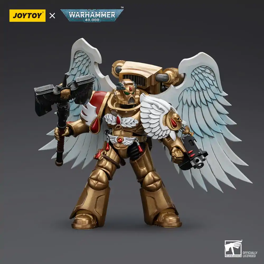 Warhammer 40,000 Action Figure 1/18 Blood Angels Sanguinary Guard with Encarmine Axe 12 cm Produktfoto