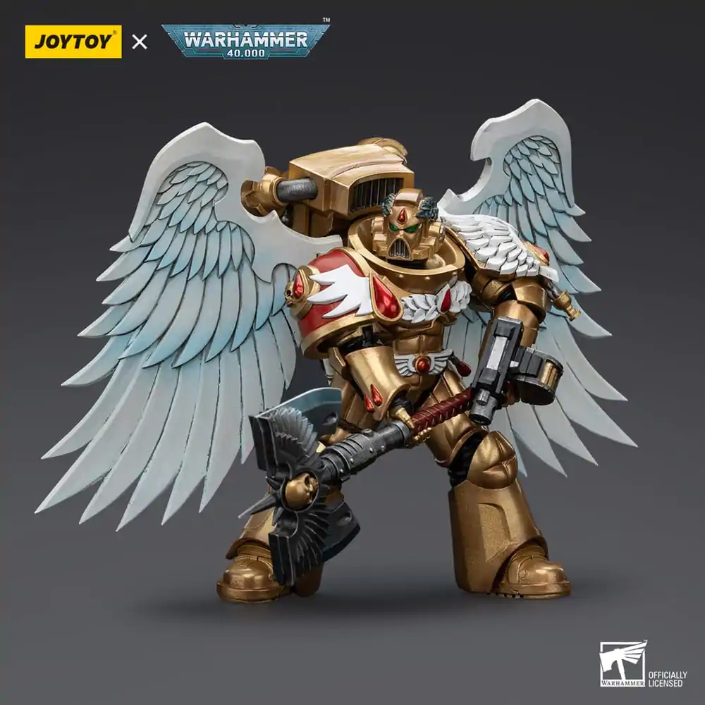 Warhammer 40,000 Action Figure 1/18 Blood Angels Sanguinary Guard with Encarmine Axe 12 cm Produktfoto