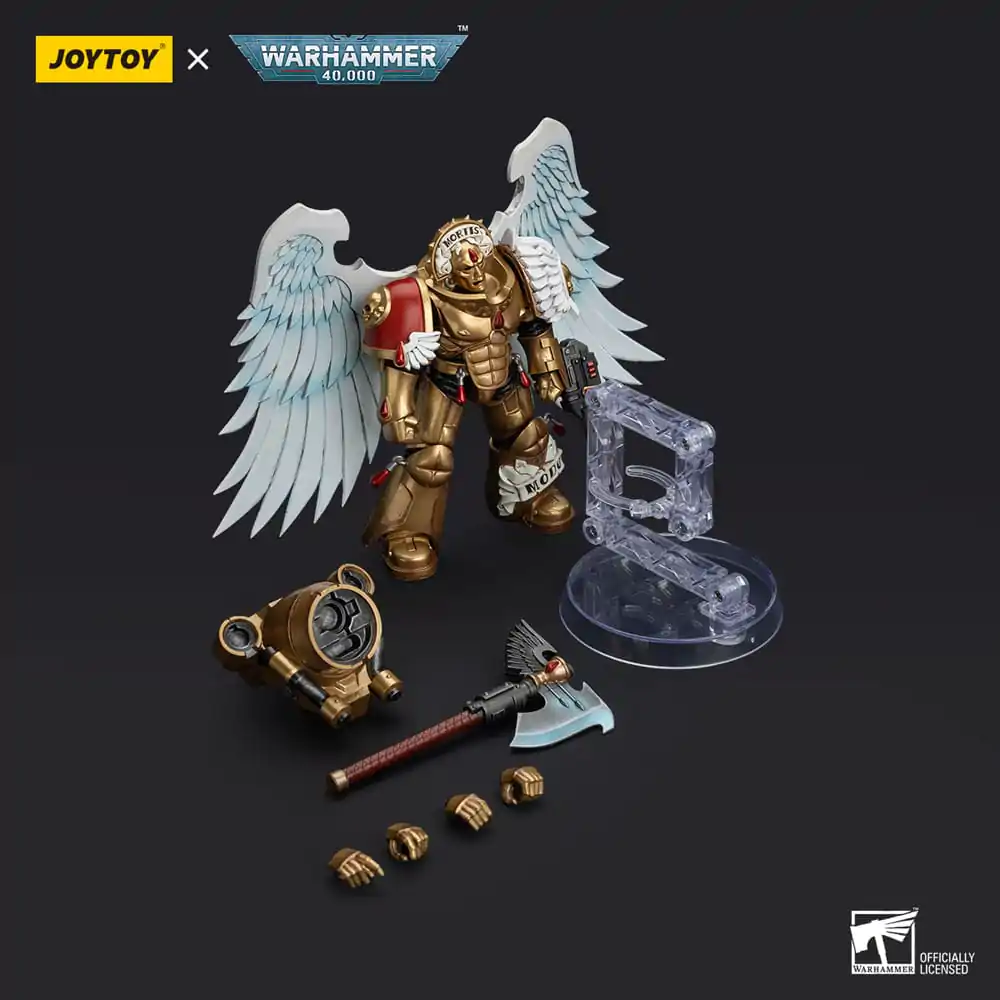 Warhammer 40,000 Actionfigur 1/18 Blood Angels Sanguinary Guard with Encarmine Axe and Inferno Pistol 12 cm Produktfoto