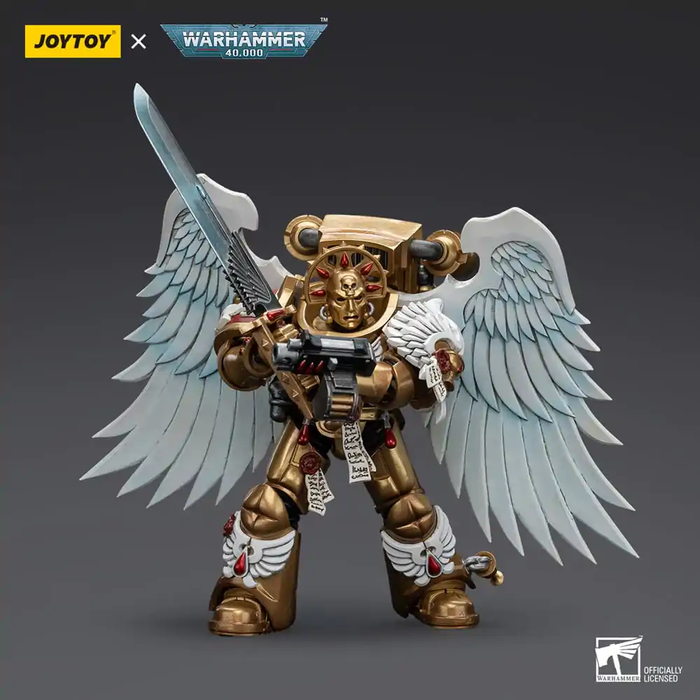 Warhammer 40.000 Action Figur 1/18 Blood Angels Sanguinary Guard with Encarmine Sword 1 12 cm Produktfoto