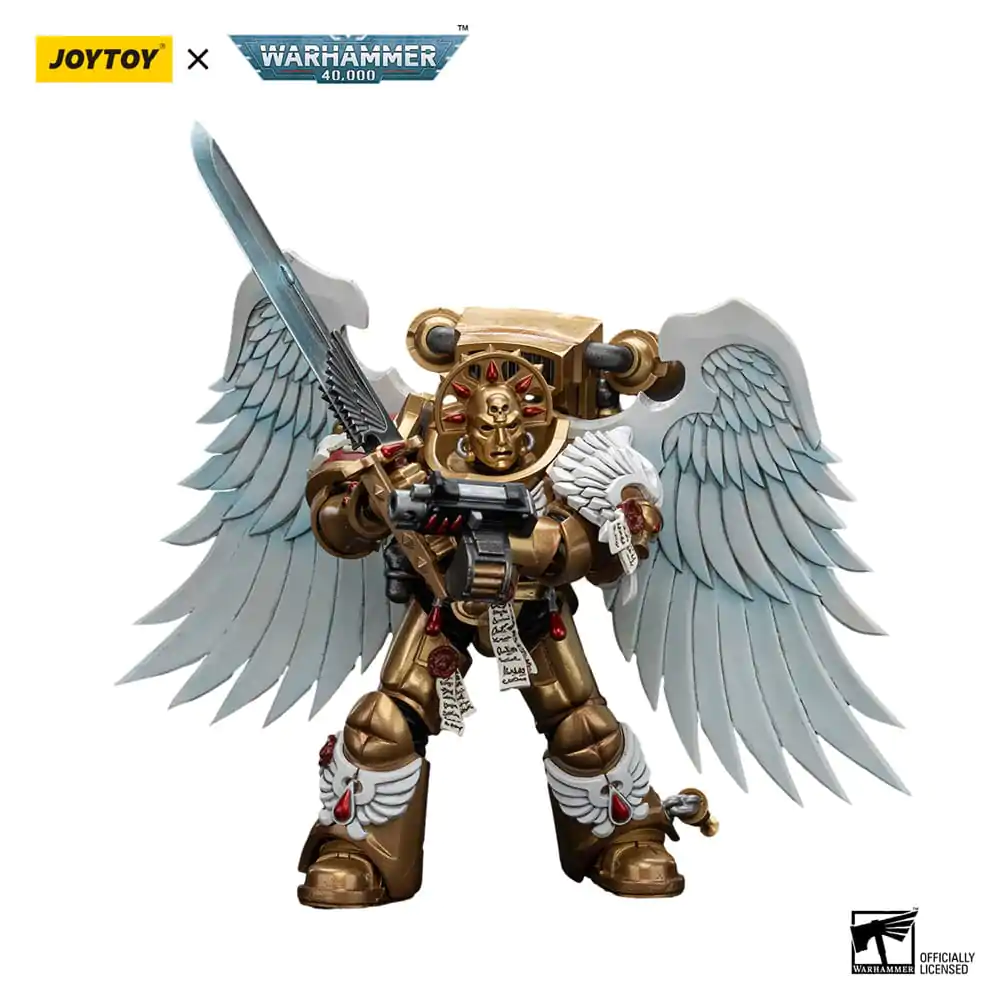 Warhammer 40.000 Action Figur 1/18 Blood Angels Sanguinary Guard with Encarmine Sword 1 12 cm Produktfoto