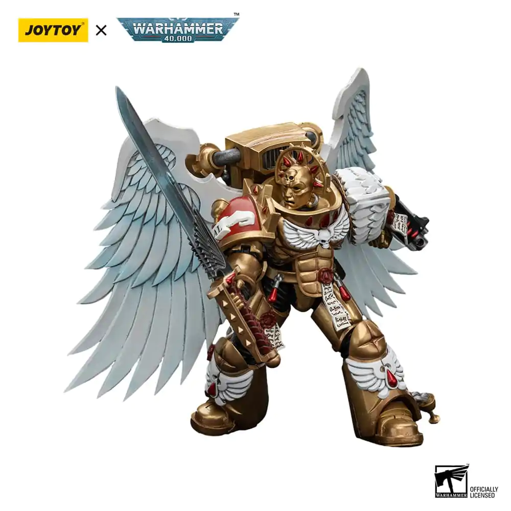 Warhammer 40.000 Action Figur 1/18 Blood Angels Sanguinary Guard with Encarmine Sword 1 12 cm Produktfoto