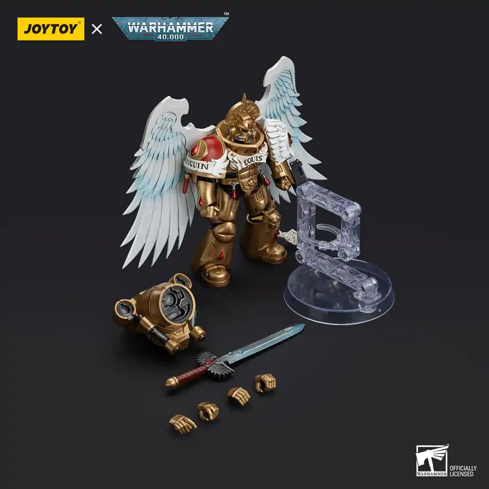 Warhammer 40,000 Actionfigur 1/18 Blood Angels Sanguinary Guard with Encarmine Sword 2 12 cm Produktfoto