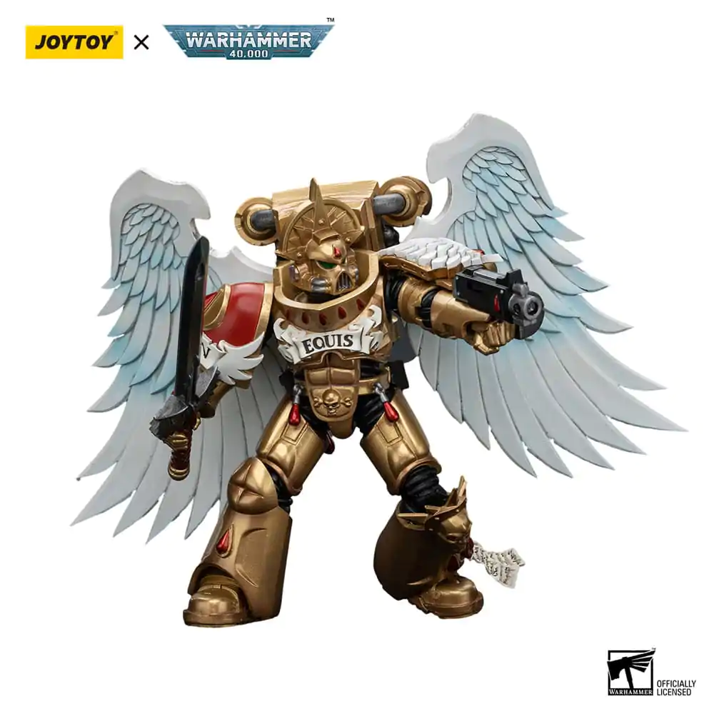 Warhammer 40,000 Actionfigur 1/18 Blood Angels Sanguinary Guard with Encarmine Sword 2 12 cm Produktfoto