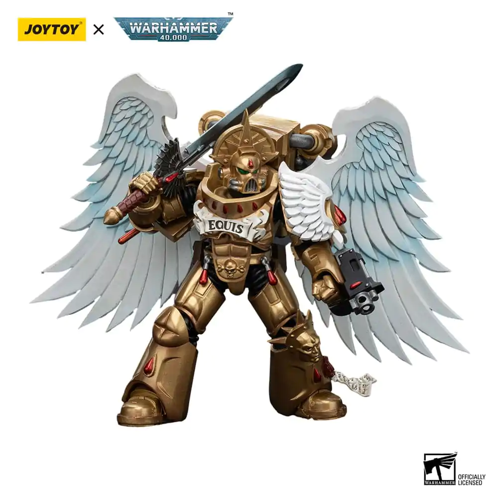 Warhammer 40,000 Actionfigur 1/18 Blood Angels Sanguinary Guard with Encarmine Sword 2 12 cm Produktfoto