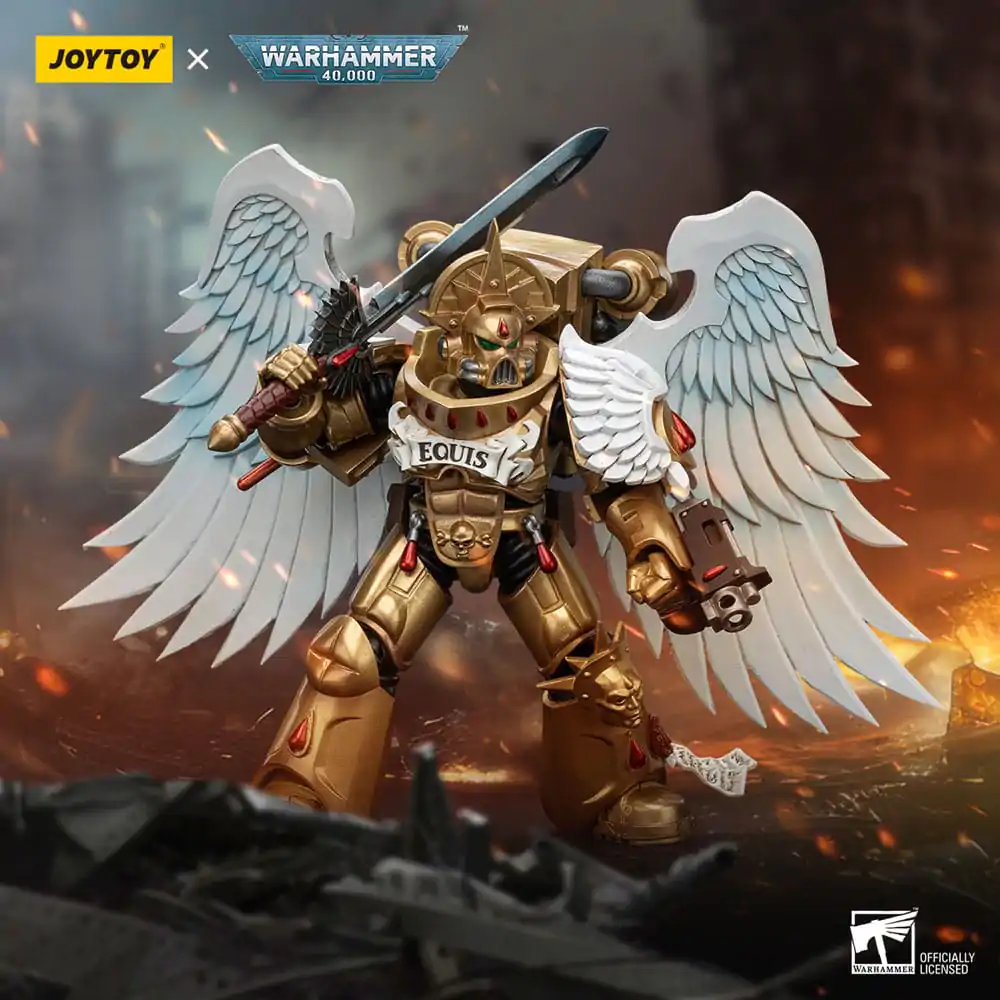 Warhammer 40,000 Actionfigur 1/18 Blood Angels Sanguinary Guard with Encarmine Sword 2 12 cm Produktfoto