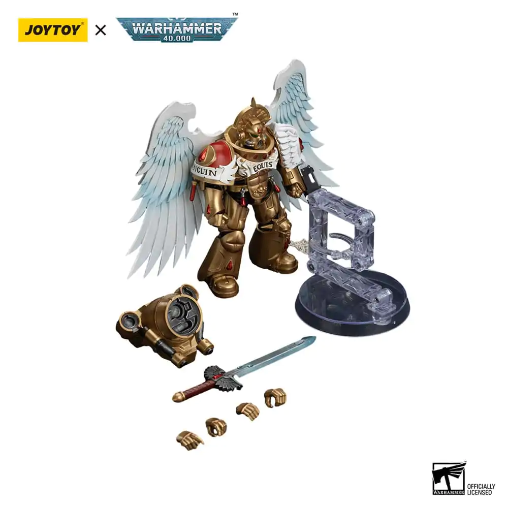 Warhammer 40,000 Actionfigur 1/18 Blood Angels Sanguinary Guard with Encarmine Sword 2 12 cm Produktfoto