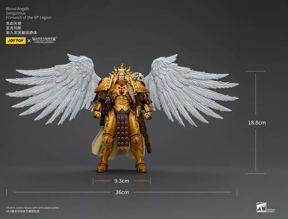 Warhammer The Horus Heresy Actionfigur 1/18 Blood Angels Sanguinius Primarch of the IXth Legion 19 cm termékfotó