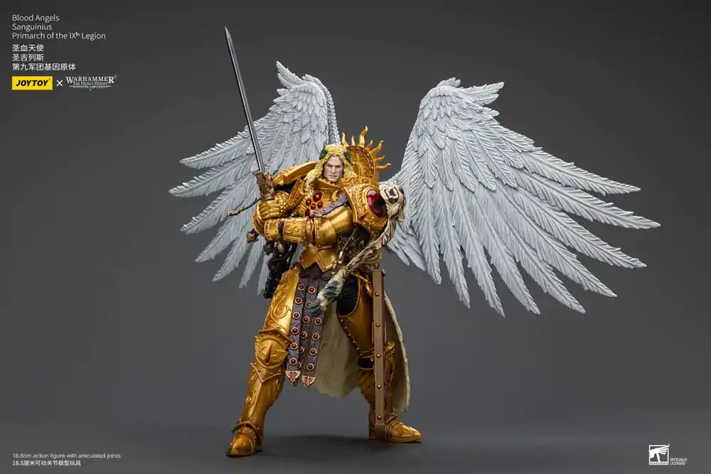 Warhammer The Horus Heresy Actionfigur 1/18 Blood Angels Sanguinius Primarch of the IXth Legion 19 cm termékfotó