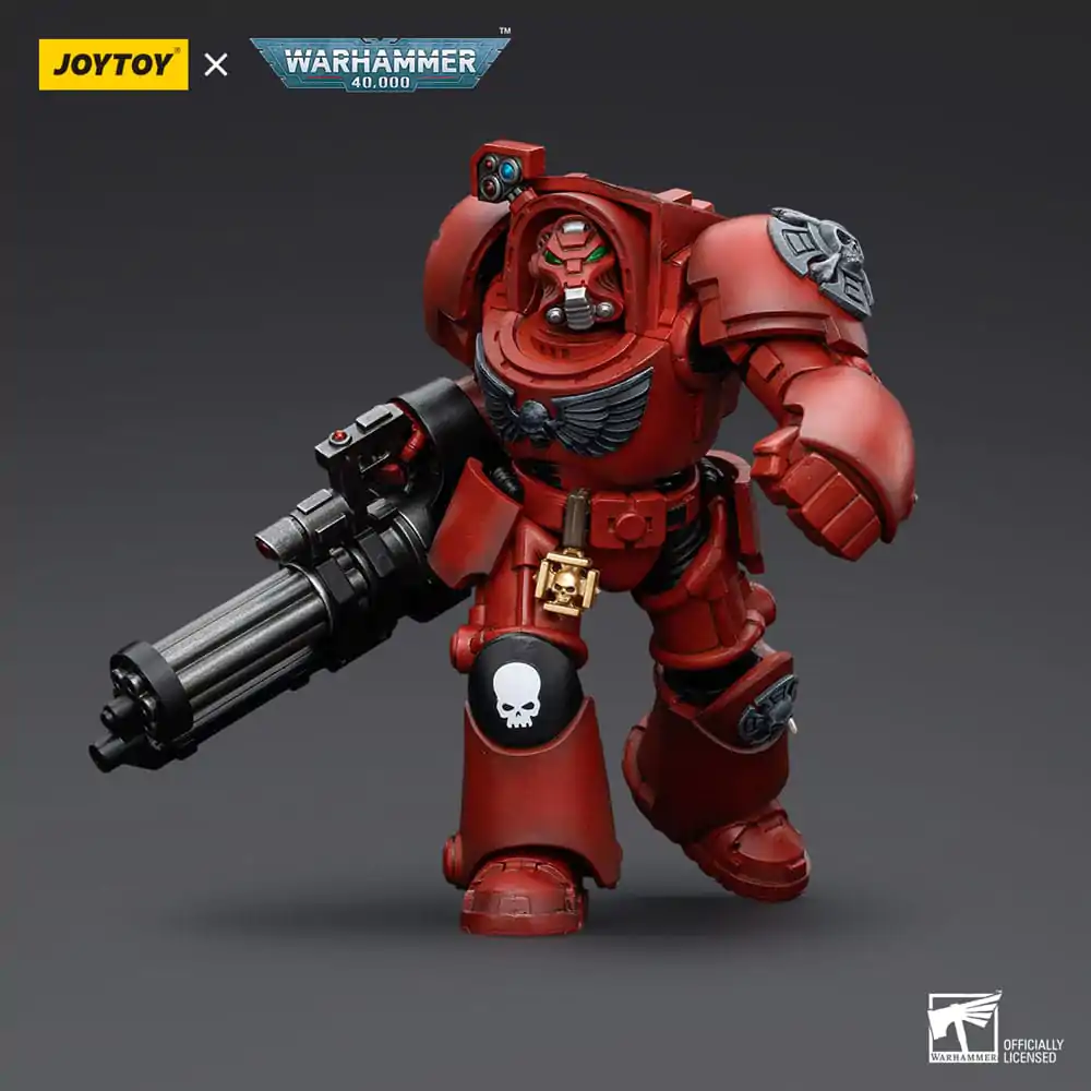 Warhammer The Horus Heresy Actionfigur 1/18 Blood Angels Terminator Squad Terminator with Assault Cannon 14 cm Produktfoto