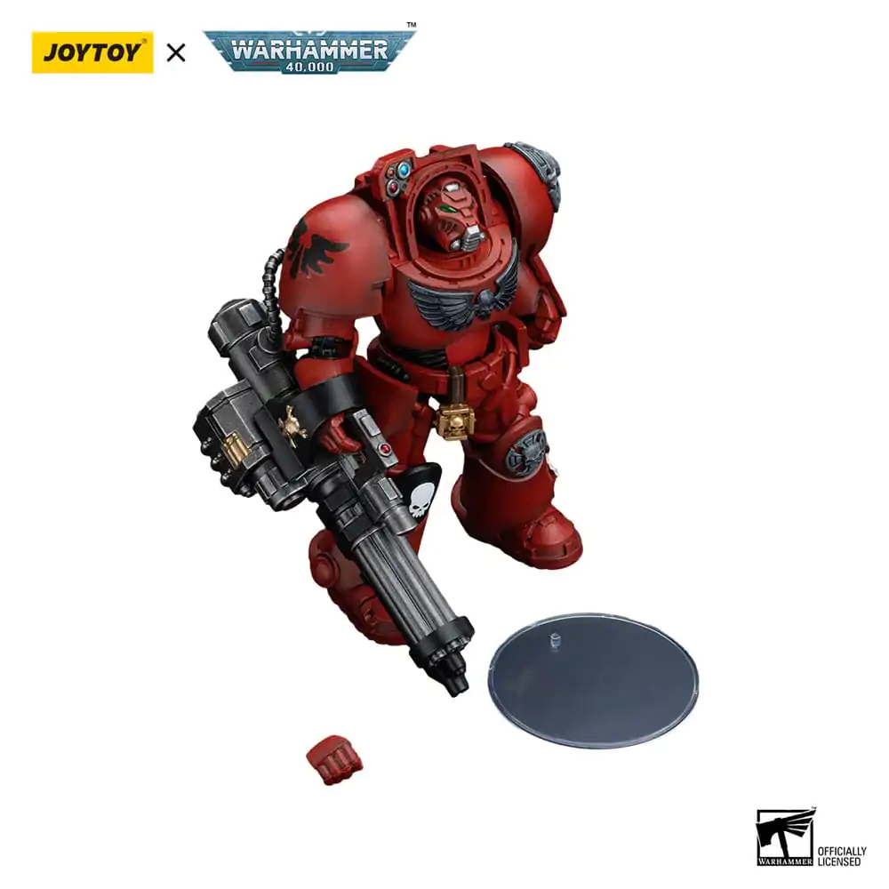 Warhammer The Horus Heresy Actionfigur 1/18 Blood Angels Terminator Squad Terminator with Assault Cannon 14 cm Produktfoto