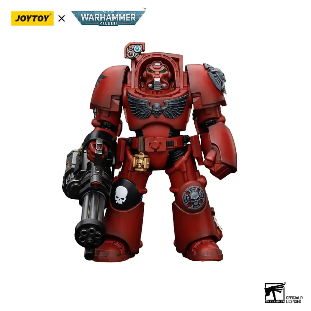 Warhammer The Horus Heresy Actionfigur 1/18 Blood Angels Terminator Squad Terminator with Assault Cannon 14 cm Produktfoto