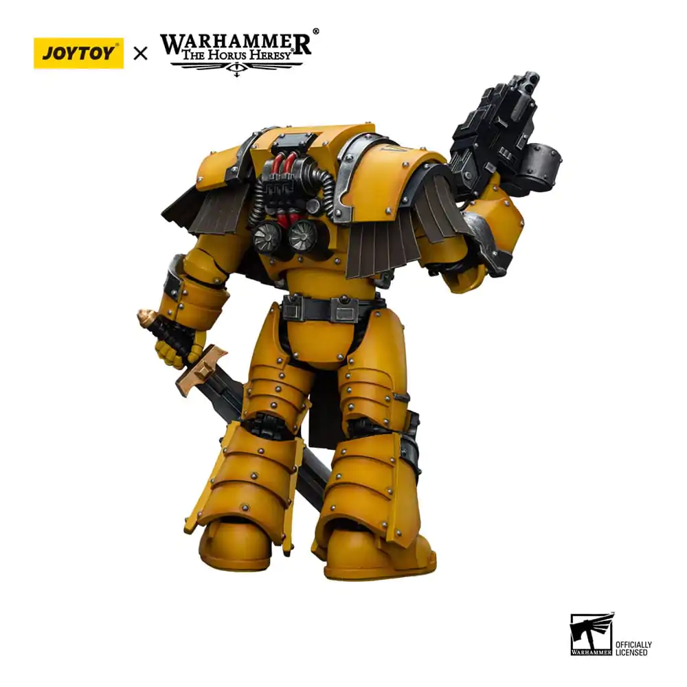 Warhammer The Horus Heresy Actionfigur 1/18 Imperial Fists Legion Cataphractii Terminator Squad Legion Cataphractii Sergeant with Power Sword 12 cm termékfotó