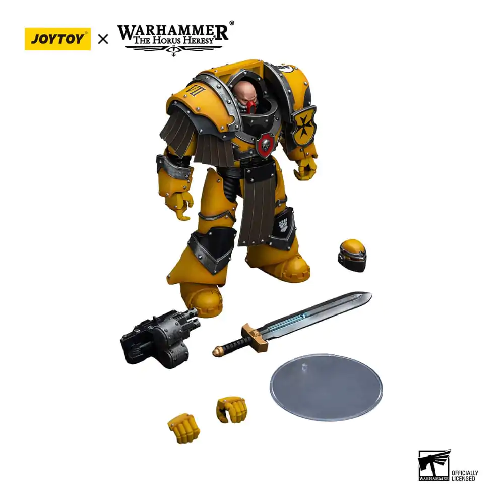 Warhammer The Horus Heresy Actionfigur 1/18 Imperial Fists Legion Cataphractii Terminator Squad Legion Cataphractii Sergeant with Power Sword 12 cm termékfotó