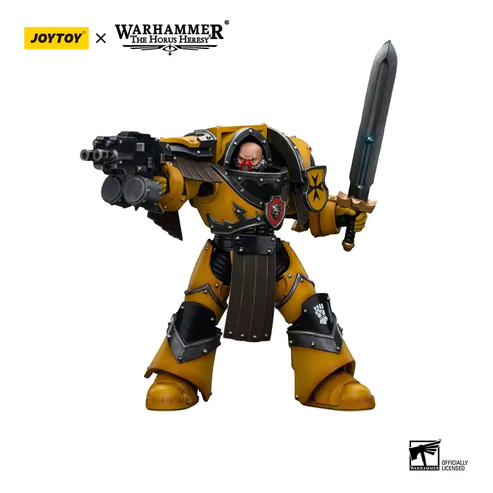 Warhammer The Horus Heresy Actionfigur 1/18 Imperial Fists Legion Cataphractii Terminator Squad Legion Cataphractii Sergeant with Power Sword 12 cm termékfotó