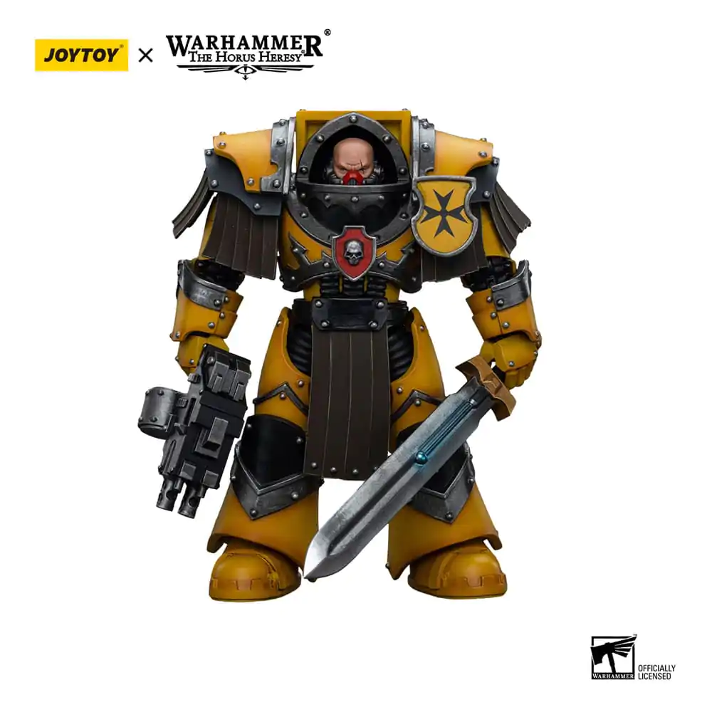 Warhammer The Horus Heresy Actionfigur 1/18 Imperial Fists Legion Cataphractii Terminator Squad Legion Cataphractii Sergeant with Power Sword 12 cm termékfotó