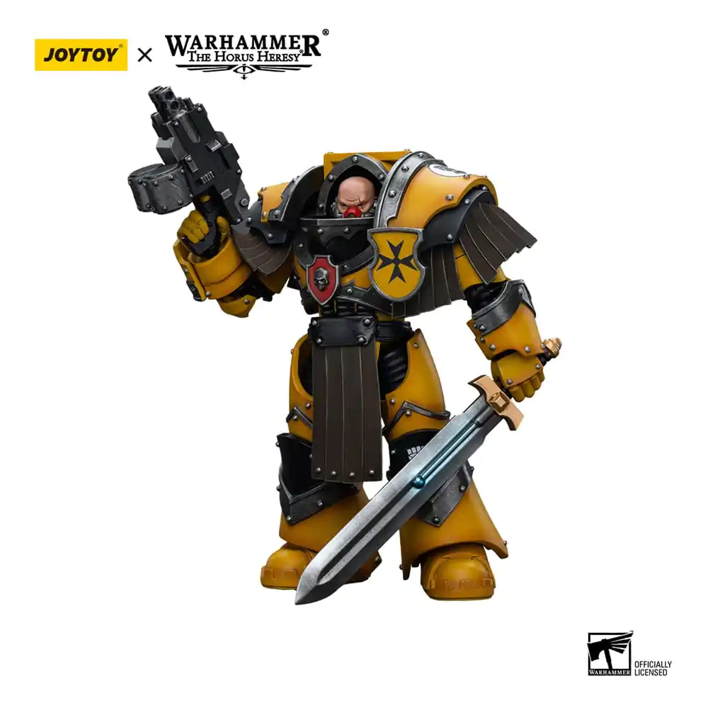 Warhammer The Horus Heresy Actionfigur 1/18 Imperial Fists Legion Cataphractii Terminator Squad Legion Cataphractii Sergeant with Power Sword 12 cm termékfotó