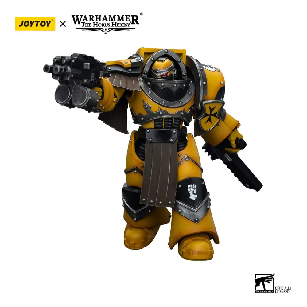 Warhammer The Horus Heresy Actionfigur 1/18 Imperial Fists Legion Cataphractii Terminator Squad Legion Cataphractii with Chainfist 12 cm termékfotó