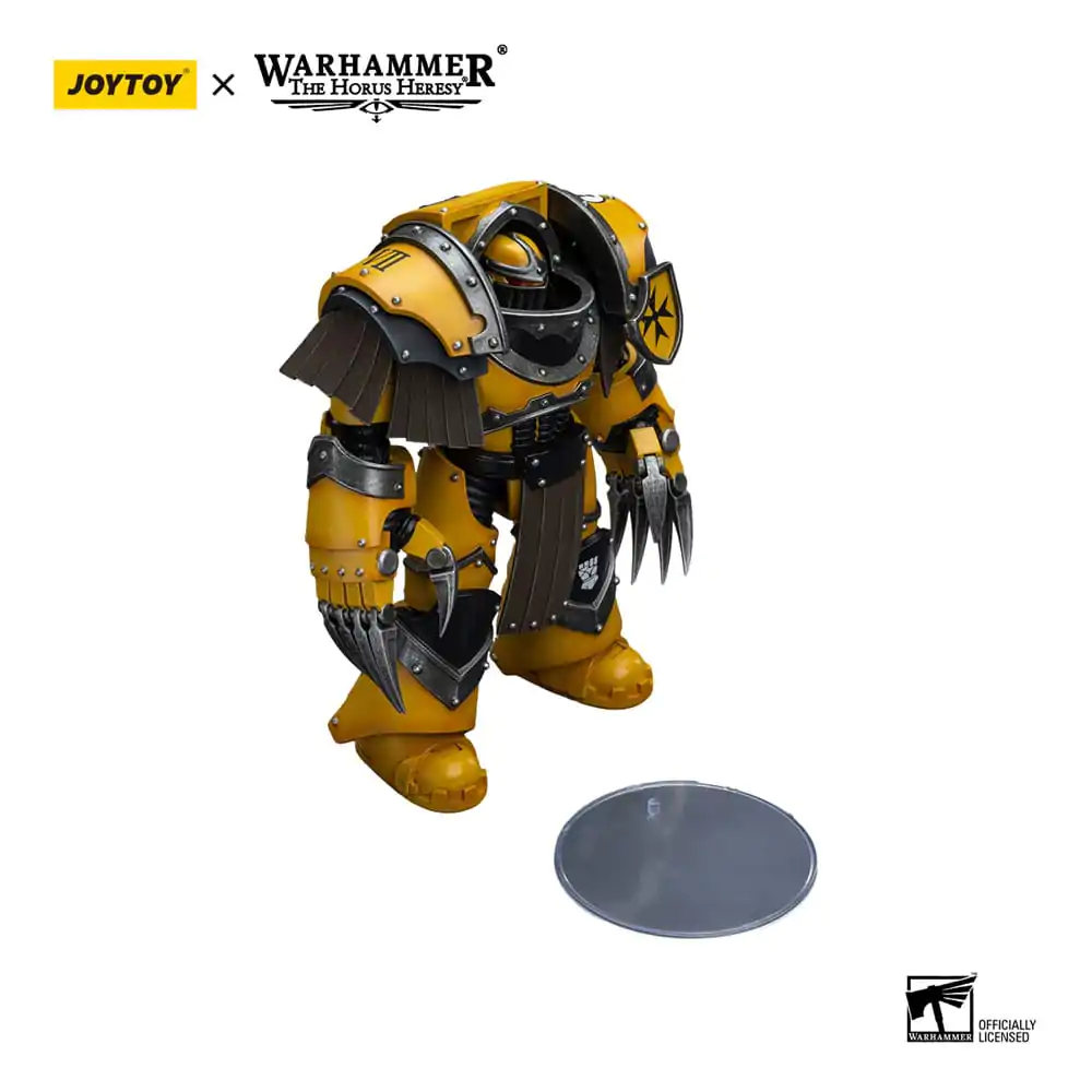 Warhammer The Horus Heresy Actionfigur 1/18 Imperial Fists Legion Cataphractii Terminator Squad Legion Cataphractii with Lightning Claws 12 cm termékfotó