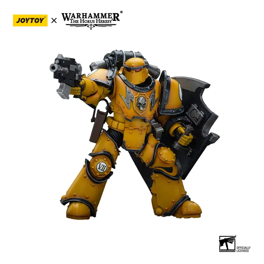 Warhammer The Horus Heresy Actionfigur 1/18 Imperial Fists Legion MkIII Breacher Squad Legion Breacher with Graviton Gun 12 cm Produktfoto