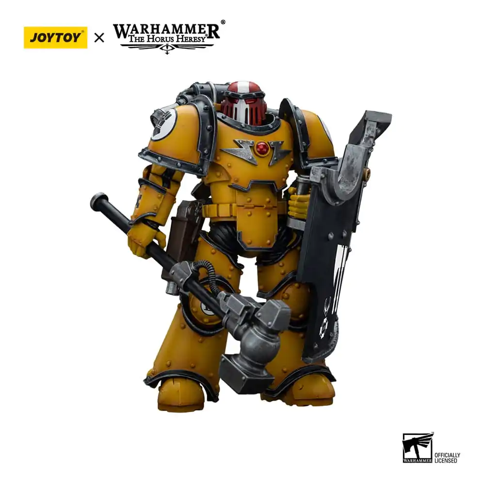 Warhammer The Horus Heresy Actionfigur 1/18 Imperial Fists Legion MkIII Breacher Squad Sergeant with Thunder Hammer 12 cm Produktfoto
