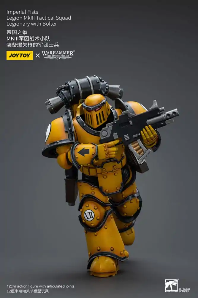 Warhammer The Horus Heresy Actionfigur 1/18 Imperial Fists Legion MkIII Tactical Squad Legionary with Bolter 12 cm termékfotó