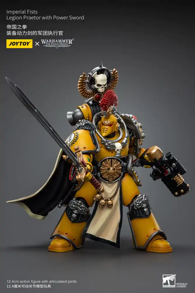 Warhammer The Horus Heresy Actionfigur 1/18 Imperial Fists Legion Praetor with Power Sword 12 cm termékfotó