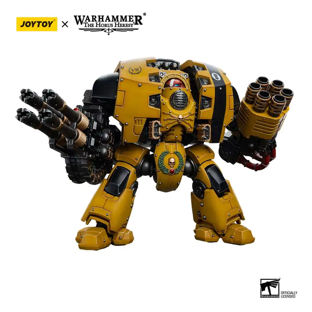 Warhammer The Horus Heresy Actionfigur 1/18 Imperial Fists Leviathan Dreadnought with Cyclonic Melta Lance and Storm Cannon 12 cm Produktfoto