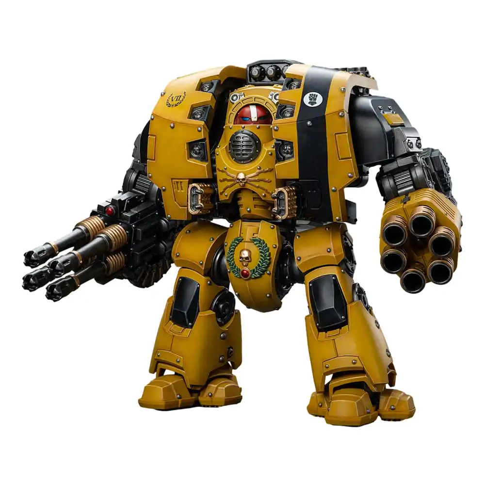 Warhammer The Horus Heresy Actionfigur 1/18 Imperial Fists Leviathan Dreadnought with Cyclonic Melta Lance and Storm Cannon 12 cm Produktfoto