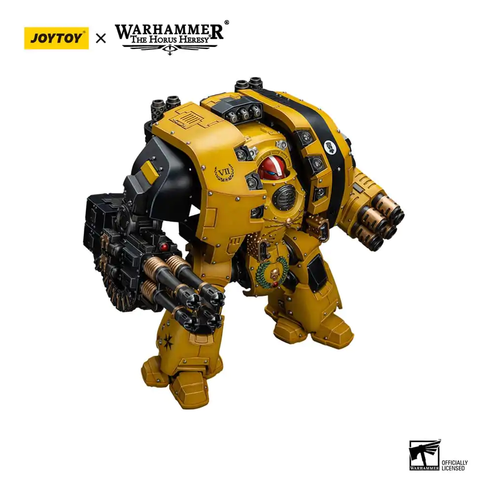 Warhammer The Horus Heresy Actionfigur 1/18 Imperial Fists Leviathan Dreadnought with Cyclonic Melta Lance and Storm Cannon 12 cm Produktfoto