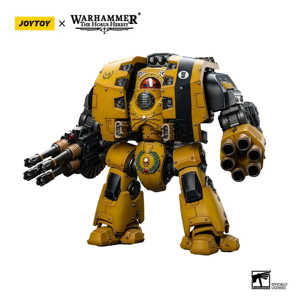 Warhammer The Horus Heresy Actionfigur 1/18 Imperial Fists Leviathan Dreadnought with Cyclonic Melta Lance and Storm Cannon 12 cm Produktfoto