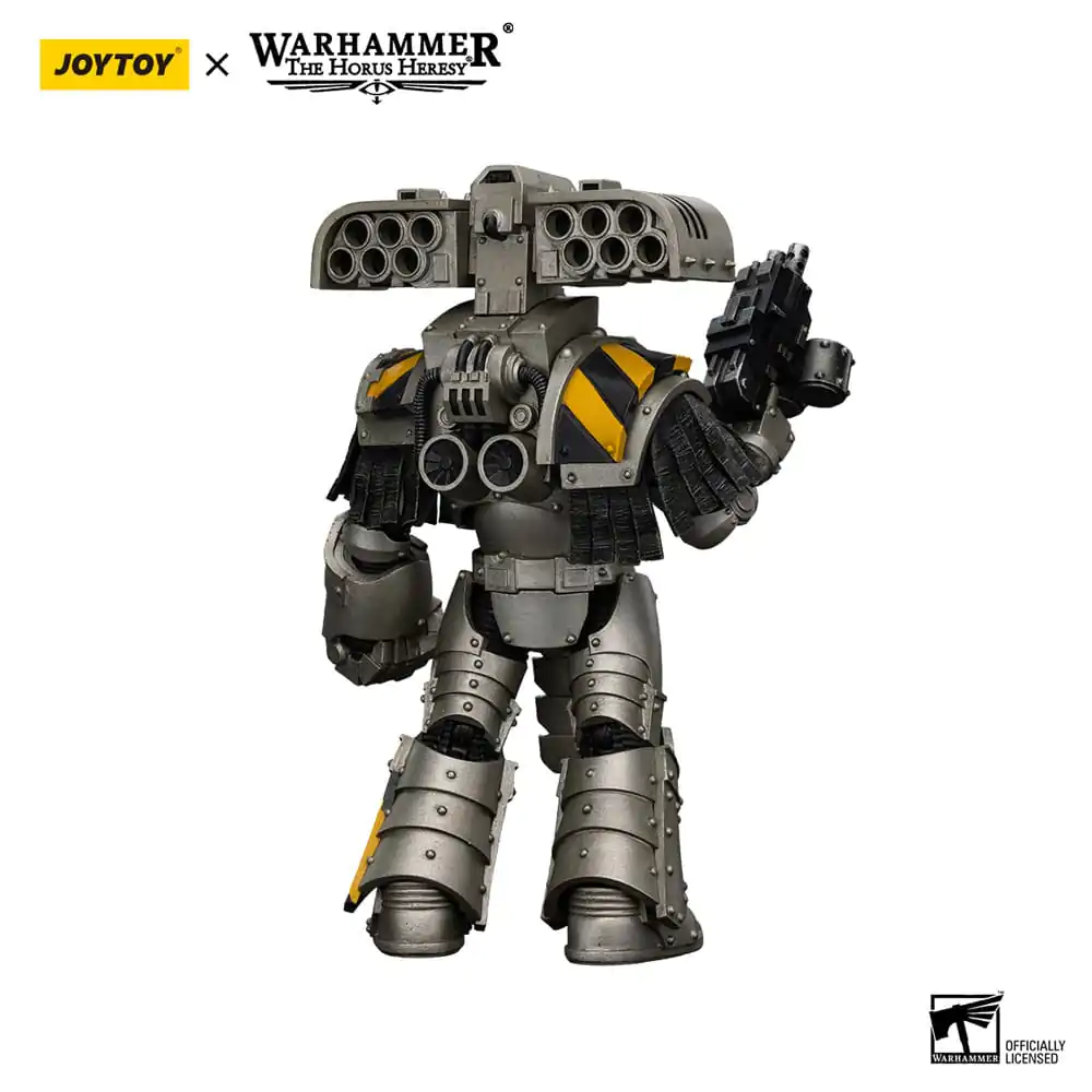 Warhammer The Horus Heresy Action Figure 1/18 Iron Warriors Tyrant Siege Master Terminator mit Raketenwerfer 14 cm Produktfoto