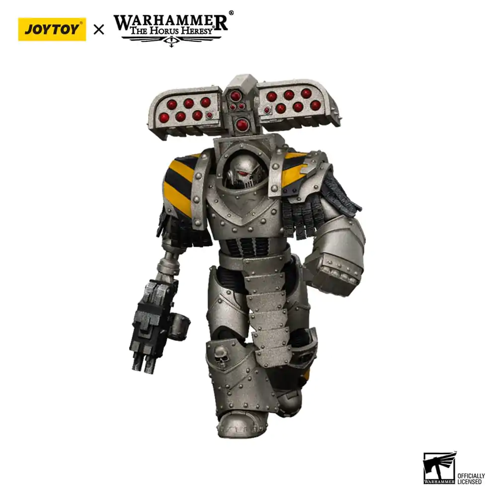 Warhammer The Horus Heresy Action Figure 1/18 Iron Warriors Tyrant Siege Master Terminator mit Raketenwerfer 14 cm Produktfoto
