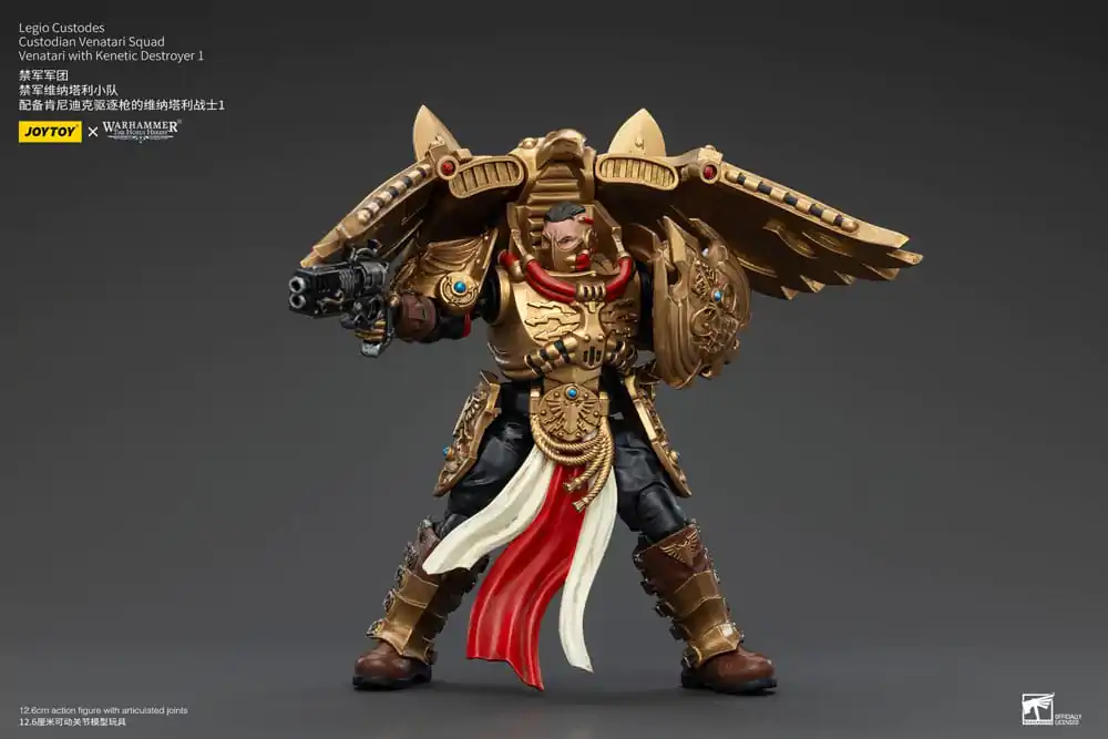 Warhammer The Horus Heresy Actionfigur 1/18 Legio Custodes Custodian Venatari Squad Venatari with Kenetic Destroyer 1 13 cm Produktfoto